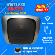 LINKSYS Cisco Linkswear X3000 Gigabit Wireless Router 300Mbps WIFI Access Point