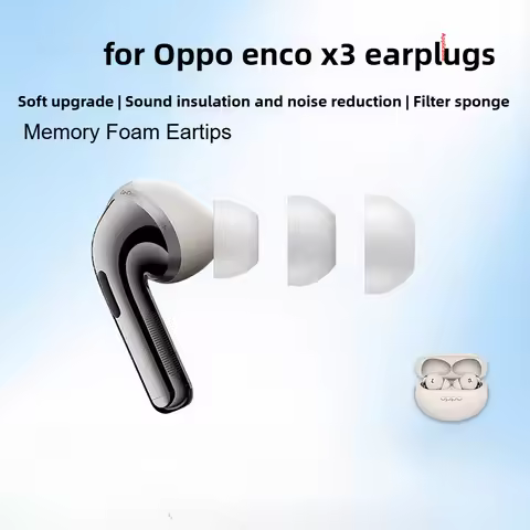 Memory Foam Eartips For OPPO Enco X3 Earbuds Ear Caps Bluetooth Earphones with Ear Style Third-order