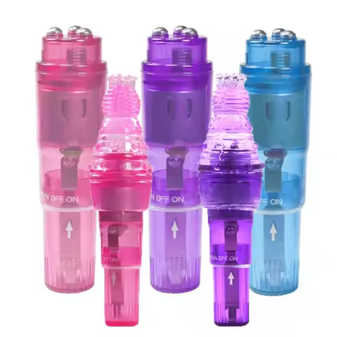 Mini 4 Massage Heads Vibrators Magic Wand G Spot Clitoris Stimulator Dildo Massager Good Pocket Rock