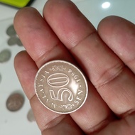Uang kuno, koin kuno 50 sen 1984 malaysia