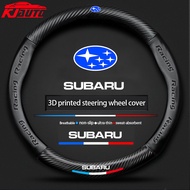 【Round & D-type】Subaru Leather Car Steering Wheel Cover Comfortable and Non-slip For Subaru Legacy O