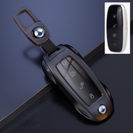 Denza D9 Car Key Cover Alloy Case Cover Protect For DENZA D9 EV 2024-2025 BYD DENZA EV Car Key Holde