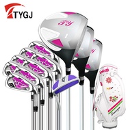 Golf Set Beginner Practice Carbon Club Ladies Full Set Iron Lightweight Durable Golf Club Set