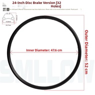 Mountain Compatible Double Layer Bike Rim 26 inch 32 holes