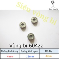 Bearing - bearing 604zz - Standard 4*12*4mm