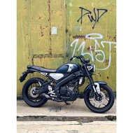 Exhaust XSR 155 Yamaha XSR 155 Fullsystem Model Underbely Inlet 50 mm Original Triton Exhaust