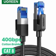 SHIPPINGbebas - Ugreen Cat8 Lan Cable 40Gbps 2000Mhz SSTP NW153 Ugreen Cat 8 Lan Cable