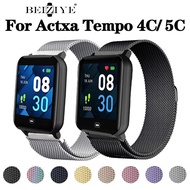 For Actxa Tempo 4C Smart Watch Metal Magnetic Watch For Actxa Tempo 5C Replacement breathable Stainl