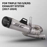Suitable for STREET TRIPLE 765 765R 765S, 765RS (2017-2024) motorcycle high-performance stainless st