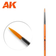 Ak Interactive AK605 4 Round Brush. Synthetic