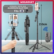Urmax L16 1600mm Selfie Stick Tripod Stand Foldable Monopod Gimbal Stabilizer Multifunction Tripod 自