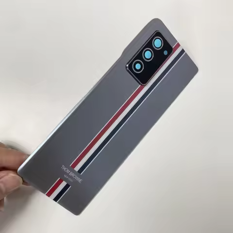 Back Glass for Samsung Galaxy With Fold2 5G With Fold 2F916 THOM Gray Back Glass Battery Cover Case 