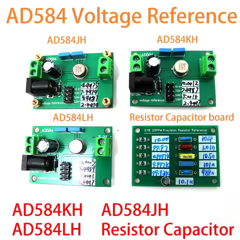 AD584 Reference Voltage Source 10V Voltage Reference AD584JH AD584LH AD584KH / Resistor Capacitor Bo
