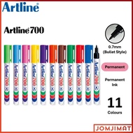 Artline 700 Permanent Marker Pen 0.7mm EK-700 / Artline 700 High Performance Refillable Slim Marker 