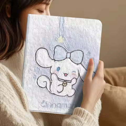 Kawaii Cartoon Cinnamoroll Tablet Case For Redmi Pad SE Pad Pro Xiaomi Pad 5 5Pro 6 6Pro 6SPro 12.4 