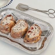 【COLORFUL】Silver cutlery tray set, embossed tray, holiday and party cutlery tray