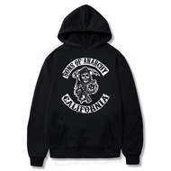 [Sons Of Anarchy Breathable Hoodie] Sons Of Anarchy Hoodie with Fancy Print Soft Breathable Four Sea