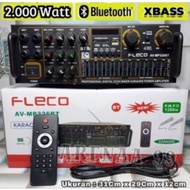 AS PHOTO POWER AMPLIFIER BLUETOOTH 2000 WATT FLECO AV-326 Original