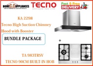 TECNO HOOD AND HOB FOR BUNDLE PACKAGE ( KA 2298 &amp; TA 983TRSV ) / FREE EXPRESS DELIVERY