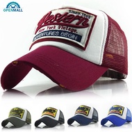 OPENMALL Women Men Streetwear Letter Embroidery Mesh Dad Baseball Cap Snapback Hip Hop Outdoor Y2K T