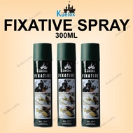 Kuelox Fixative Spray 300ML varnish lukisan