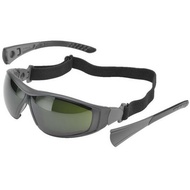 Welding Safety Glasses-Elvex Go-Specs II Safety Glasses/Goggles with Black Frame, Foam Seal and IR5 
