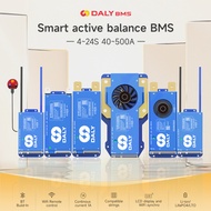 DALY NEW SMART BMS 4-24S 40-300A 12v 24v 48v 36v 60v 72v Lifepo4 BMS with 1A Balancing Built In Blue