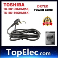 TOSHIBA ORIGINAL POWER CORD WIRE DRYER TD-BK110GHM(SK) TD-BK100GHM(SK) POWER CORD WIRE WIRING BK110 