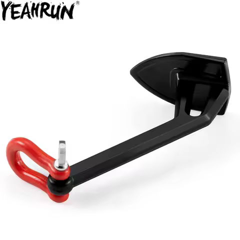 YEAHRUN RC Car Heavy Winch Anchor Earth Anchor Decor Tools with Hook for 1/10 Axial SCX10 D90 TRX4 T