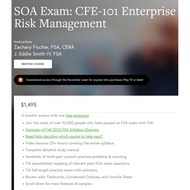TIA Course SOA Exam CFE-101Enterprise Risk Management