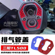 Suitable for Sanyang tl500 Modified Exhaust Pipe Decorative Cover TL508 Modified Parts maxdym tl 500