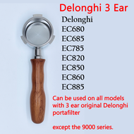 Delonghi/Breville/E61 Coffee Bottomless Portafilter Wooden Handle Coffee Accessories