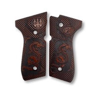 Zib Grips Wooden Grips for Beretta 92FS, 92, 92F, 92A1, 92FS INOX, 92G, 92D, 96, 96D, 96A1, M9, M9A1