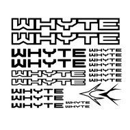 whyte bike frame design set stickers