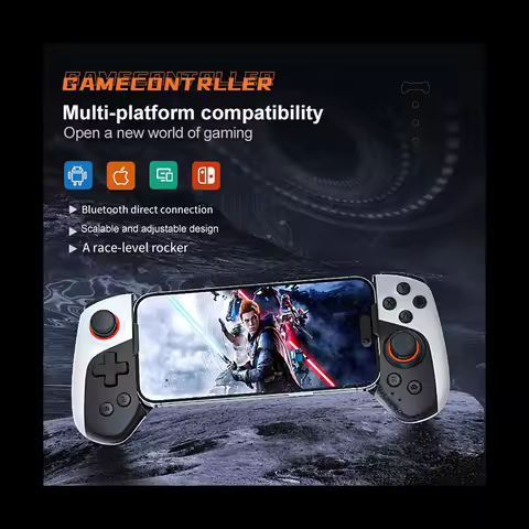JK03 Gamepad Joystick control No Heat Sink Blue tooth Mobile Phone Telescopic Gamepad for PC/Switch/