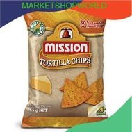 Mission Cheese Flavoured Tortilla Chips 170g/มิชชั่น แป้งตอร์ติญ่า ชิปส์ รสชีส 170g