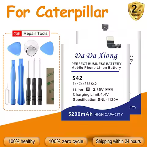 DaDaXiong Battery For Caterpillar Cat, XQ6602G APP00223 APP00262 B25 S42 S50 S60 BL192 S32 S41 S42 S