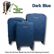 Omega PP Metarial Luggage 20+24+28 inch Combo Set 20inch Front Open cabin Durable 超耐用 20寸前开行李箱