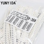 1206 SMD Resistor Kit Assorted Kit 1ohm-10M ohm 1% 60valuesX 25pcs=1500pcs Sample Kit