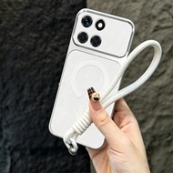 Case for OPPO Reno 8t a18 a38 4g a78 a58 a98 8t a60 a17 a17k 5G Cute leather texture Magnetic phone 