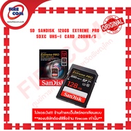 เอสดีการ์ด SD Sandisk 128Gb Extreme Pro SDXC UHS-I Card 200Mb/s(SDSDXXD-128G-GN4IN) สามารถออกใบกำกับภาษีได้