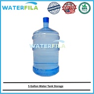 WATERFILA 5 Gallon Storage Water Tank With Cap For Bottle Dispenser