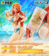 竹北kiwi玩具屋_預購8月 代理版 MH限定 海賊王 POP 娜美 Ver.BB_SP 20週年 免訂金