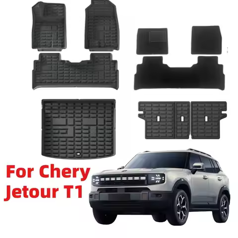 For Chery Jetour T1 2024-2026 Car Floor Mat Trunk Mats TPE Floor Mats & Cargo Liner All Weather Trun