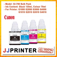 Original GENUINE CANON GI-790 GI790 for Canon Printer G1010 G2010 G3010 G4010 INK