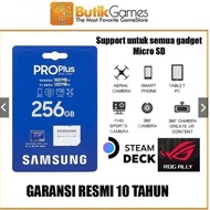 SAMSUNG Microsd Micro SDXC Memory Card PRO Plus 256GB Memory Card + Nintendo Game/
