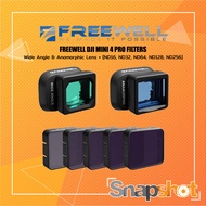 FREEWELL DJI MINI 4 PRO FILTERS Wide Angle & Anamorphic Lens + [ND16 ND32 ND64 ND128 ND256] [FWMN4AN