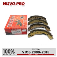 NUVO-PRO BRAKE SHOE RR TOYOTA VIOS 2014-16 SUPERMAN VKX-2383 ( 1 SET )