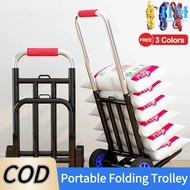Trolley Cart Multifunction Foldable Shopping Cart Folding Luggage Trolley Push Cart Grocery Car