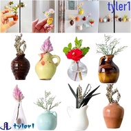 TYLER1 Mini Vase Fridge Magnets, Decorative Unique Vase Refrigerator Magnet, Creative Small Resin Ha